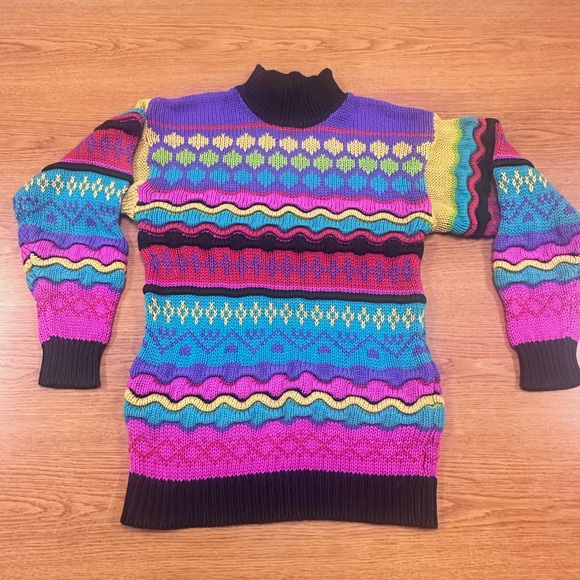 Sweaters - Vintage 1990s Coogi Style Sweater Medium